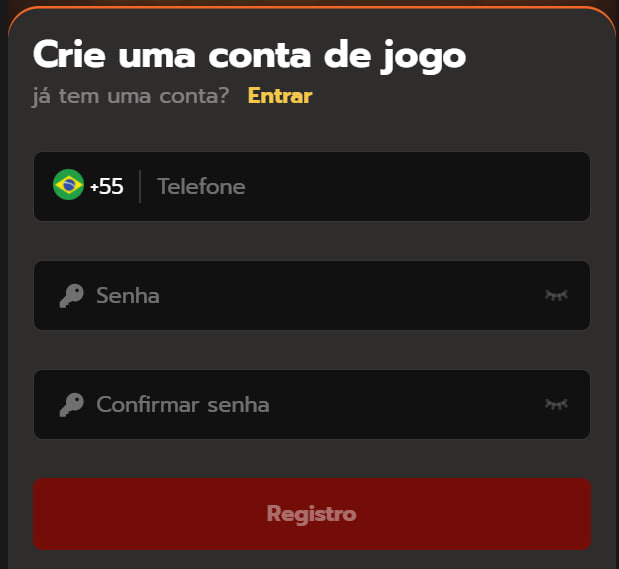 Formulário de Registro OKOKJOD